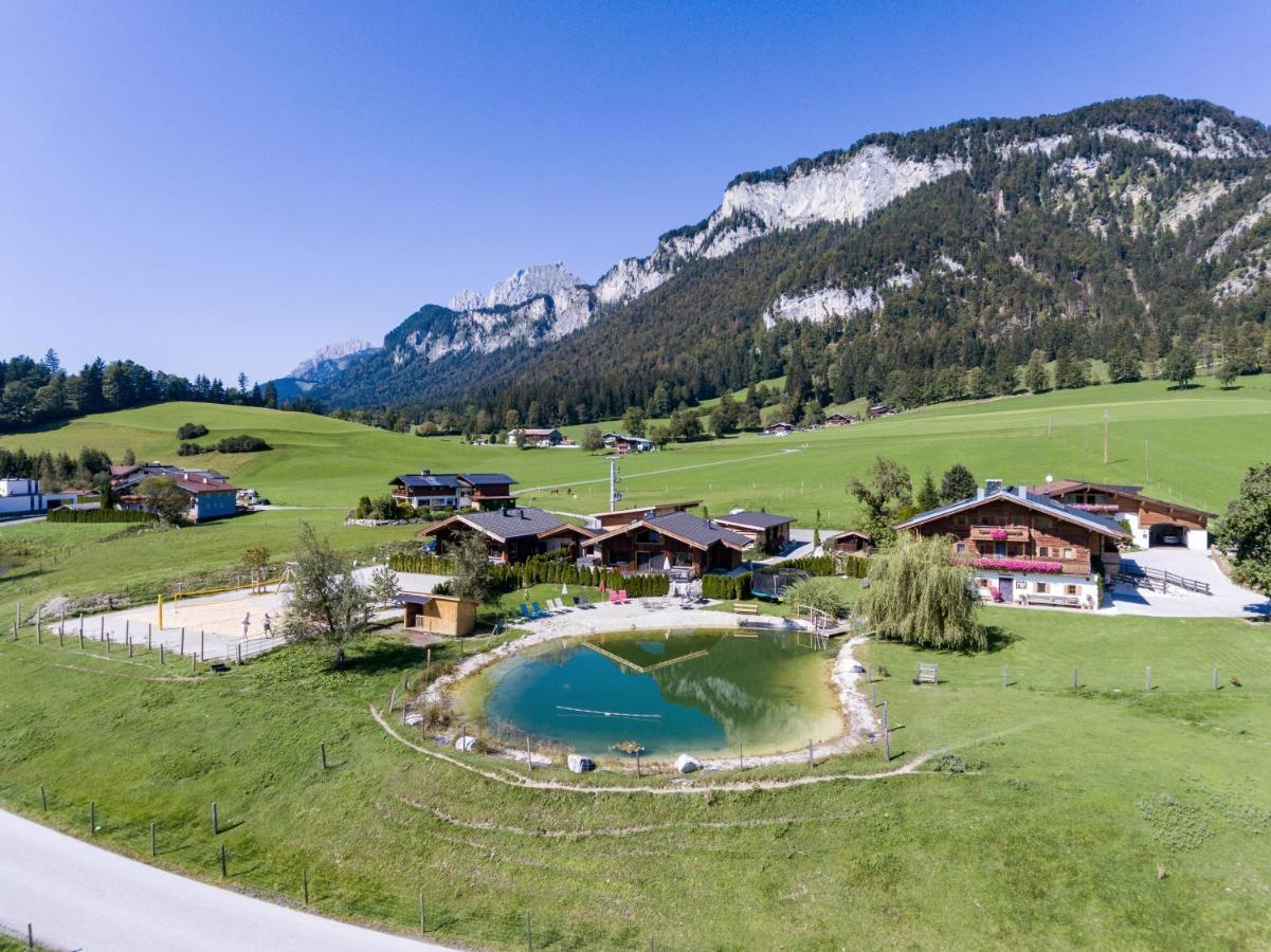 Narzenhof Wellness Chalets, Familien & Luxus Apartments Am Bauernhof Sankt Johann in Tirol Exterior foto