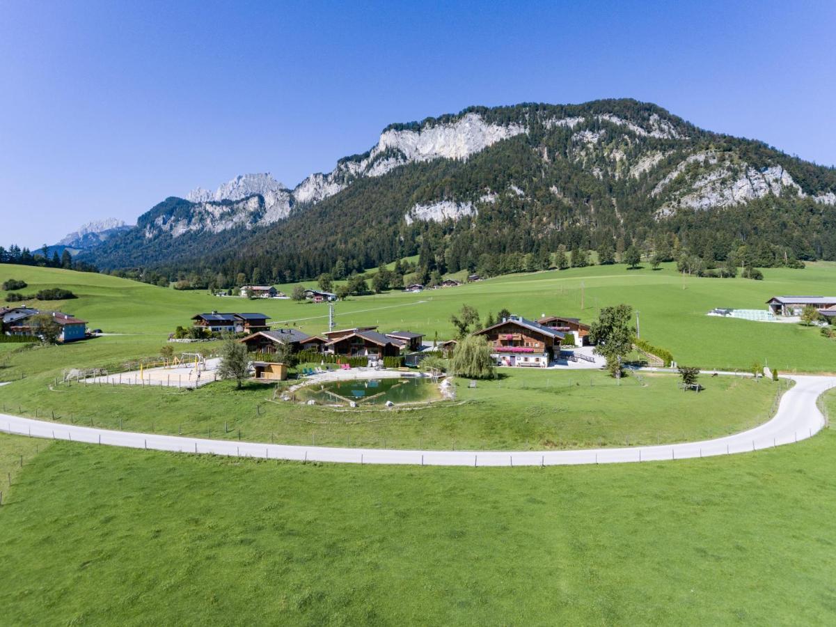 Narzenhof Wellness Chalets, Familien & Luxus Apartments Am Bauernhof Sankt Johann in Tirol Exterior foto