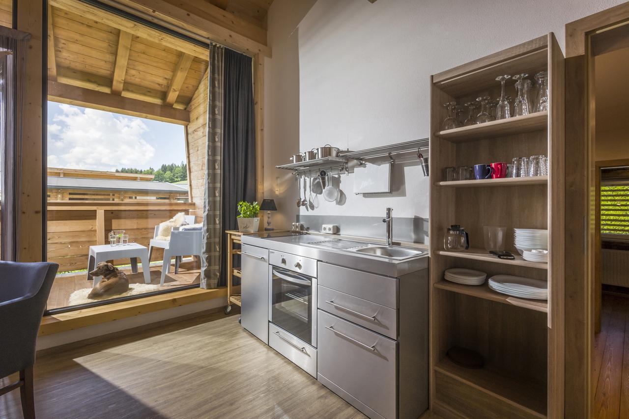 Narzenhof Wellness Chalets, Familien & Luxus Apartments Am Bauernhof Sankt Johann in Tirol Exterior foto